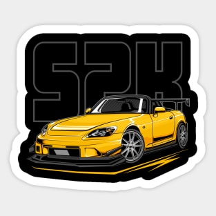 Honda S2000 Yellow Sticker